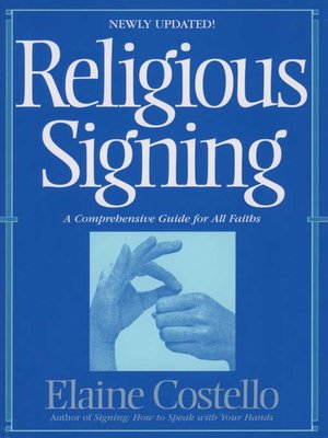 cover image of Religious Signing